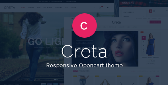Creta 2.1 - Flower Shop Responsive OpenCart Theme