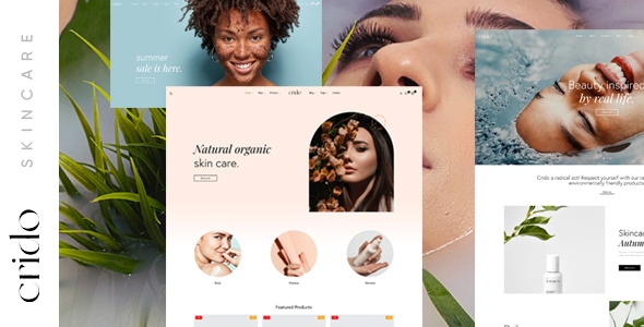 Crido  Beauty & Skincare WooCommerce WordPress Theme
