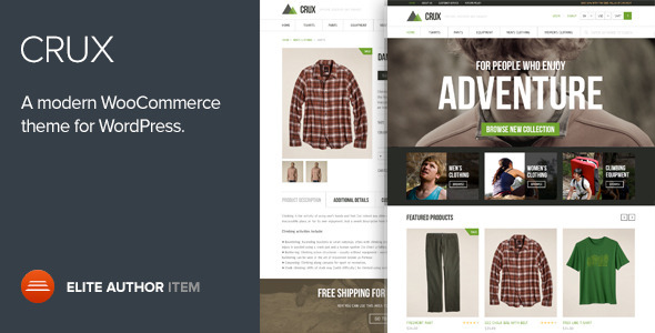Crux 4.0 - A modern and lightweight WooCommerce theme