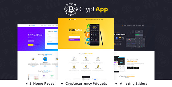 Crypt App 3.3 - Landing Page WordPress