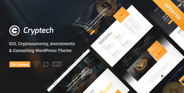 Cryptech 5.6 - ICO and Cryptocurrency WordPress Theme