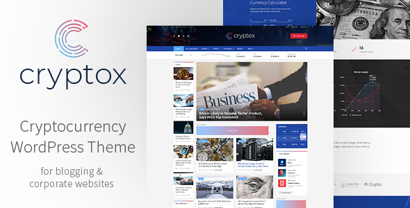 Cryptox 2.3 - Cryptocurrency WordPress Theme
