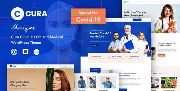 Cura 1.0.2 - Medical Clinic Theme