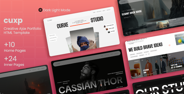 cuxp  - Creative Ajax Portfolio HTML Template