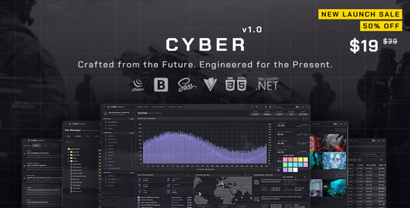 Cyber - .NET Core 10 MVC Admin Template