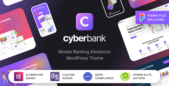 Cyberbank 1.2.1 - Business and Finance WordPress Theme