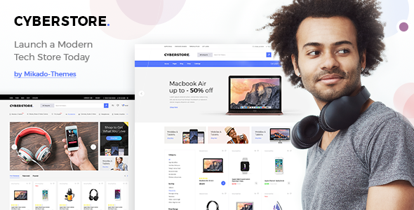 CyberStore 1.7 - Simple eCommerce Shop WordPress Theme