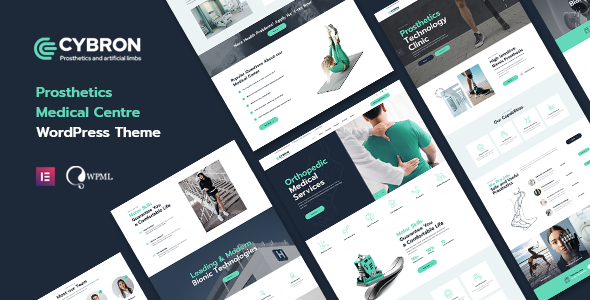 Cybron 1.0.1 - Prosthetics Medical Center WordPress Theme