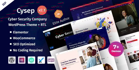 Cysep 2.1 - Cyber Security Solutions & IT Protection WordPress Theme