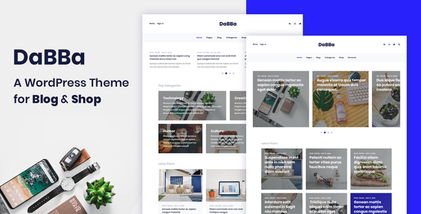 Dabba  A WordPress Theme For Blog & Shop