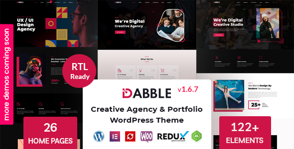 Dabble 10.0 - Creative Agency & Portfolio WordPress Theme