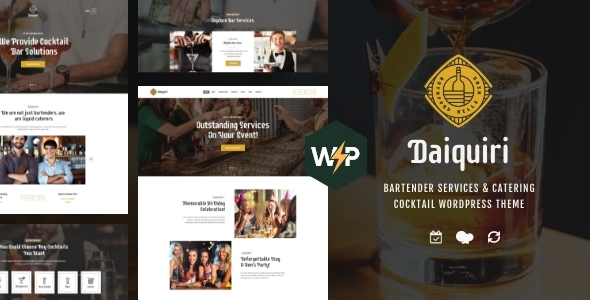 Daiquiri 1.2.4 - Bartender Services & Catering Cocktail WordPress Theme