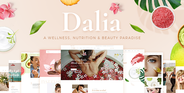 Dalia 1.5 - Modern Wellness & Cosmetics WordPress Theme