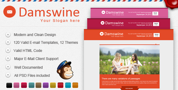 Damswine E-mail Template