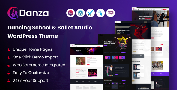 Danza 1.0 - Dancing School and Ballet Studio WordPress Theme