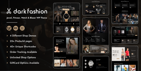 Dark Fashion 1.0.7 - Jewelry & Fashion Store Theme