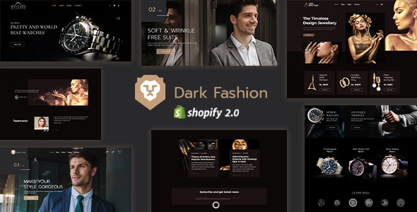 Dark Fashion 1.3 - Watch Jewel & Blazer Shopify Theme