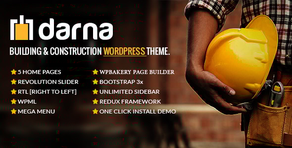 Darna 1.4.2 - Building & Construction WordPress Theme