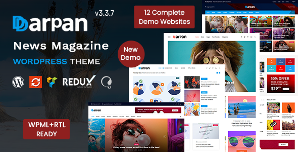 Darpan 6.8 - News Magazine WordPress Theme