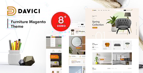 Davici Ultimate Magento 2 Theme  RTL Supported