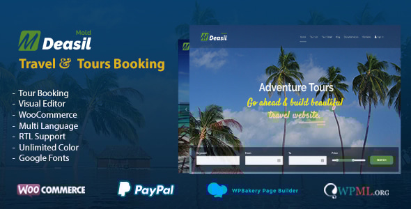 Deasil 1.2 - Travel and Tour WordPress Theme