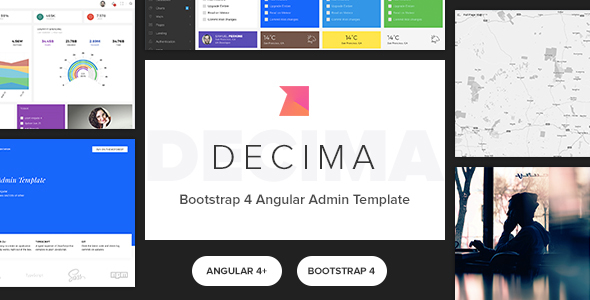 Decima 1.2.6 - Bootstrap 4 Angular Admin Template