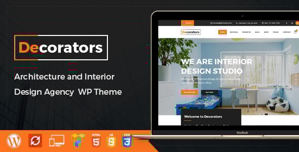 Decorators 3.3 - WordPress Theme for Architecture & Modern Interior Design Studio