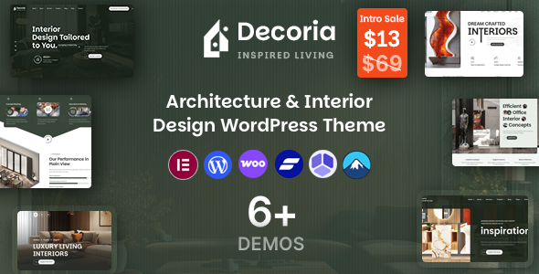 Decoria - Architecture and Interior Design WordPress Theme