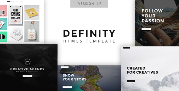Definity 1.7 - Multipurpose OneMulti Page Template
