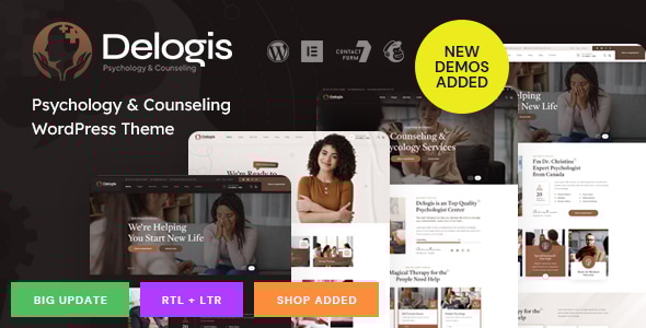 Delogis 1.1 - Psychology & Counseling WordPress Theme