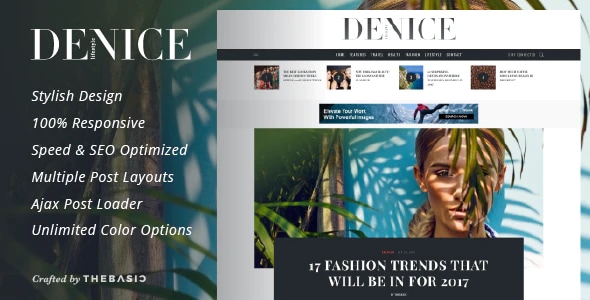 Denice 1.2 - A Responsive WordPress Blog Theme
