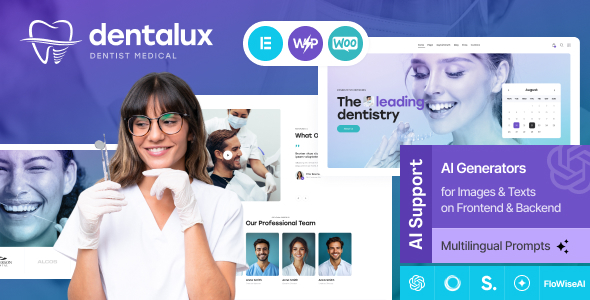 Dentalux 3.8 - Dentist & Tooth Orthodont WordPress Theme