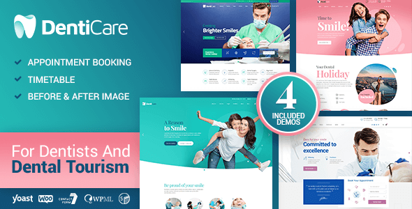 DentiCare 4 - Medical & Dentist WordPress Theme