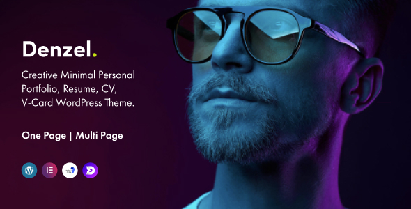 Denzel 1.1.4 - Creative Minimal Portfolio WordPress Theme