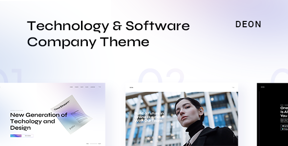 Deon 1.4.1 - Technology and Software Company WordPress Theme