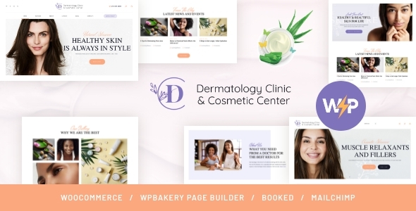 Dermatology Clinic 1.4.4 - Cosmetology WordPress Theme