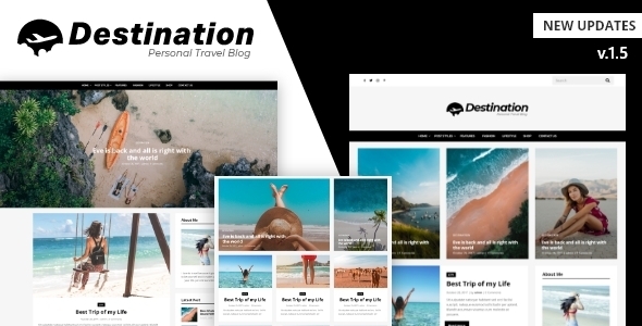 Destination 4.2 - Travel Blog WordPress Theme