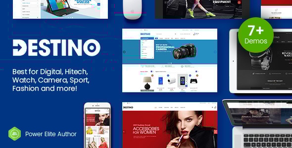 Destino 1.5.27 - Digital Store & Fashion Shop WordPress WooCommerce Theme (7 Indexes & Mobile Layouts)