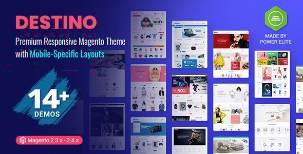 Destino 2.1.3 - Premium Responsive Magento Theme with Mobile-Specific Layouts