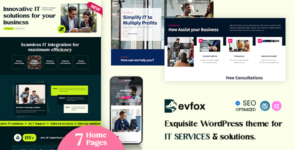 DevFox 2.4 - IT Solutions and Services WordPress Theme  RTL
