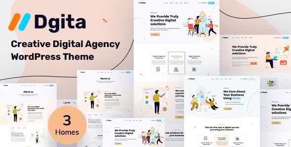 Dgita 3.0 - Creative Digital Agency WordPress Theme
