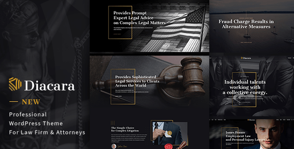 Diacara  WordPress Theme For Law Firm & Attorneys