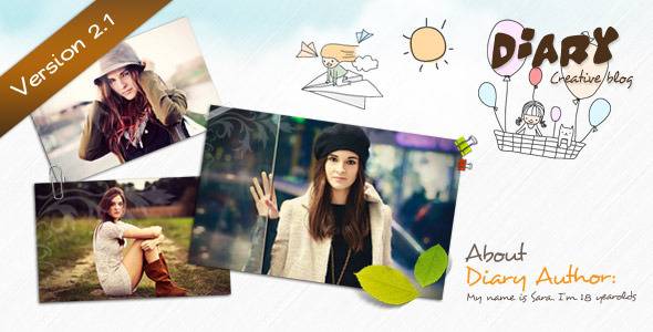 Diary 3.2 - Joomla Responsive Template