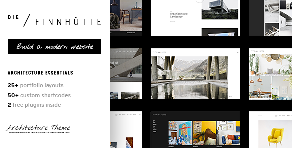 Die Finnhütte 1.9 - Modern Architecture and Interior Design WordPress Theme