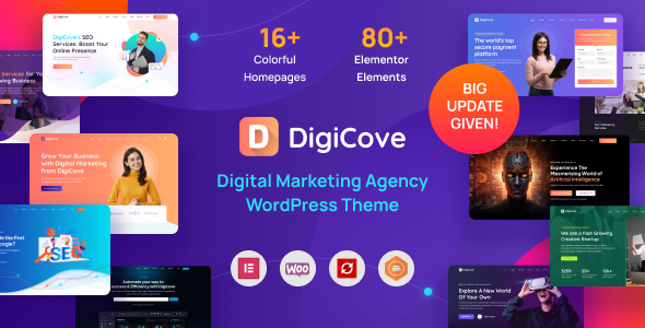 Digicove 1.0.1 - Digital Marketing Agency WordPress Theme