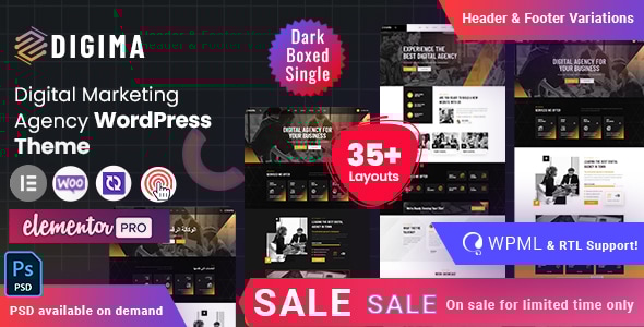 Digima 5.0 - Digital Agency WordPress