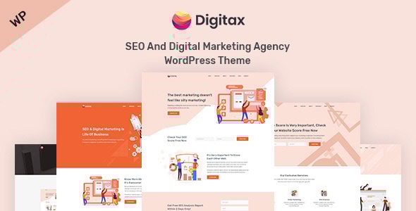 Digitax 1.2.1 - SEO & Digital Marketing Agency WordPress Theme