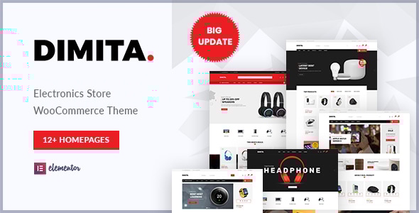 Dimita  Electronics WordPress Theme for WooCommerce