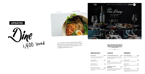 Dine 4.2.2 - Elegant Restaurant WordPress Theme