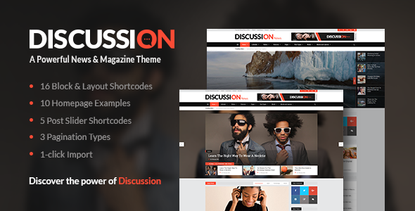Discussion 2.2 - News Portal WordPress Theme